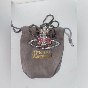 Vivienne Westwood Pink Orb Necklace